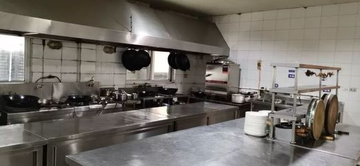 小型饭店厨房真实照片