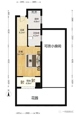 如何将厨房改小
